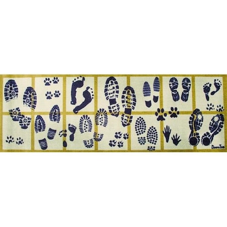 Floortex Floor Runner Mat, Nylon, 0.2 in Thick, 20 in W x 55 in L FR4ER2055SL